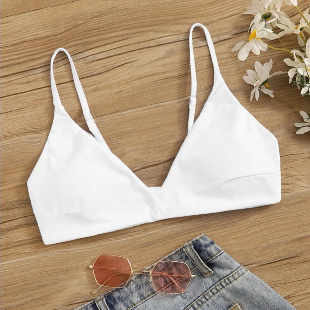 White Bikini Top